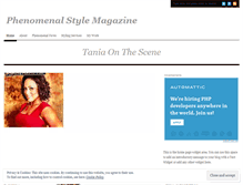 Tablet Screenshot of phenomenalstylemag.wordpress.com