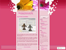 Tablet Screenshot of kateaspenfavors.wordpress.com