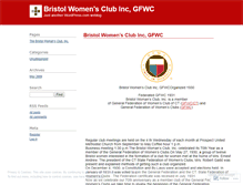 Tablet Screenshot of bristolwc.wordpress.com