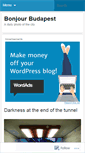 Mobile Screenshot of bonjourbudapest.wordpress.com