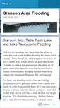 Mobile Screenshot of bransonflooding.wordpress.com