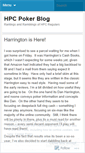 Mobile Screenshot of hpcpoker.wordpress.com