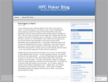 Tablet Screenshot of hpcpoker.wordpress.com