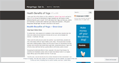 Desktop Screenshot of mergeyoga.wordpress.com