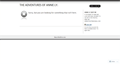 Desktop Screenshot of anniely.wordpress.com