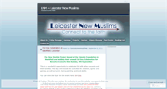 Desktop Screenshot of leicesternewmuslims.wordpress.com