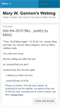 Mobile Screenshot of gannon4life.wordpress.com