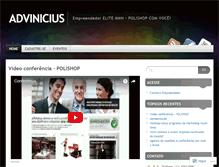 Tablet Screenshot of advinicius.wordpress.com