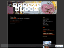 Tablet Screenshot of breezeblock.wordpress.com