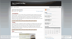 Desktop Screenshot of grade8artblog.wordpress.com