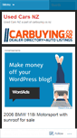 Mobile Screenshot of carbuyingnz.wordpress.com