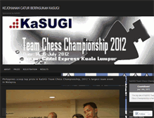 Tablet Screenshot of kasugichess.wordpress.com