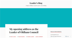 Desktop Screenshot of oldhamcouncil.wordpress.com