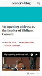 Mobile Screenshot of oldhamcouncil.wordpress.com