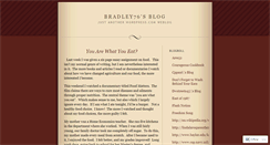 Desktop Screenshot of bradley76.wordpress.com