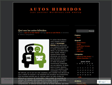 Tablet Screenshot of hibrydcars.wordpress.com