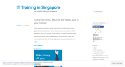 Desktop Screenshot of ittrainingsingapore.wordpress.com