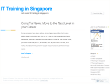 Tablet Screenshot of ittrainingsingapore.wordpress.com