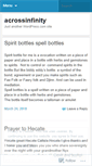 Mobile Screenshot of acrossinfinity.wordpress.com