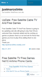 Mobile Screenshot of justmarcslinks.wordpress.com