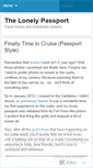 Mobile Screenshot of lonelypassport.wordpress.com