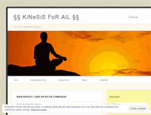 Tablet Screenshot of kinesisforall.wordpress.com