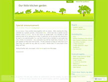 Tablet Screenshot of ourlittlekitchengarden.wordpress.com