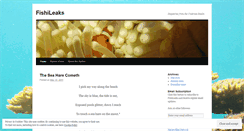 Desktop Screenshot of fishileaks.wordpress.com