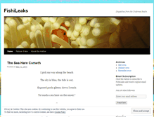 Tablet Screenshot of fishileaks.wordpress.com