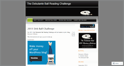 Desktop Screenshot of debballchallenge.wordpress.com