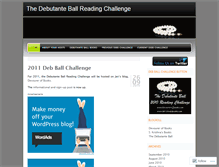 Tablet Screenshot of debballchallenge.wordpress.com