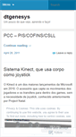 Mobile Screenshot of dtgenesys.wordpress.com
