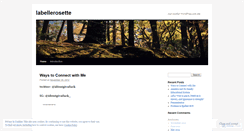 Desktop Screenshot of labellerosette.wordpress.com