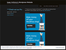 Tablet Screenshot of isaacanthony.wordpress.com