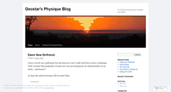 Desktop Screenshot of geostarphysiqueblog.wordpress.com