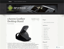 Tablet Screenshot of androidaccessories.wordpress.com