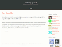 Tablet Screenshot of onderwijsopdeut.wordpress.com