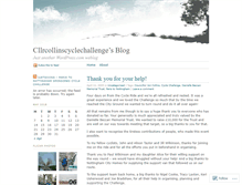 Tablet Screenshot of cllrcollinscyclechallenge.wordpress.com