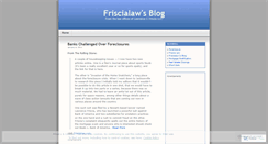 Desktop Screenshot of friscialaw.wordpress.com