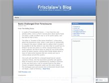 Tablet Screenshot of friscialaw.wordpress.com