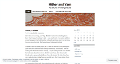 Desktop Screenshot of hitherandyarn.wordpress.com