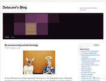 Tablet Screenshot of datacare.wordpress.com