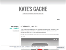 Tablet Screenshot of katescache.wordpress.com