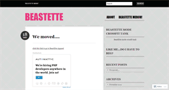 Desktop Screenshot of beastette.wordpress.com