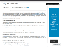 Tablet Screenshot of prestolee.wordpress.com