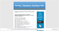 Desktop Screenshot of parsley7.wordpress.com