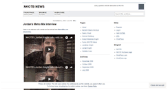 Desktop Screenshot of nkotbnews.wordpress.com