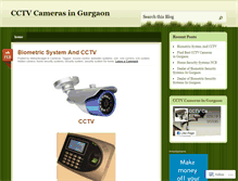 Tablet Screenshot of cctvcamerasingurgaon.wordpress.com