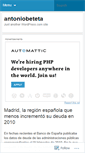 Mobile Screenshot of antoniobeteta.wordpress.com