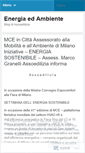 Mobile Screenshot of energiaedambiente.wordpress.com